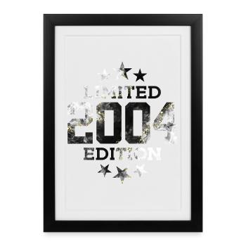 ÉDITION LIMITÉE 2004 22E ANNIVERSAIRE - Affiche encadrée (27 × 37 cm) - noir - Devant