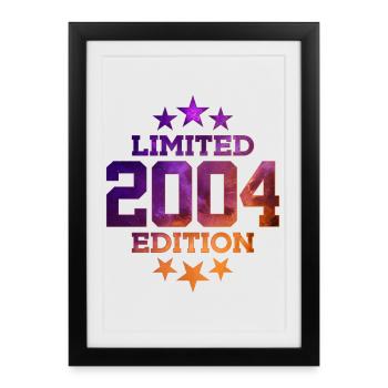 ÉDITION LIMITÉE 2004 22E ANNIVERSAIRE - Affiche encadrée (27 × 37 cm) - noir - Devant