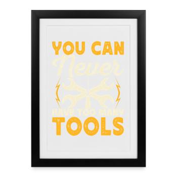 Car Mechanic Mechatronics Technician Gift - Framed poster (27 × 37 cm) - black - Front
