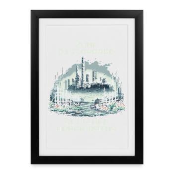 Zone Discovered: Bugged City Ruins - Framed poster (27 × 37 cm) - black - Front