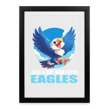Aigle - Affiche encadrée (27 × 37 cm) - noir - Devant