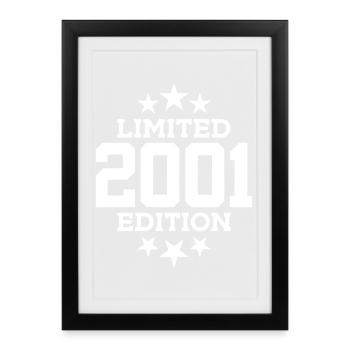 LIMITED EDITION 2001 25TH BIRTHDAY - Framed poster (27 × 37 cm) - black - Front