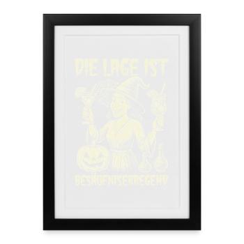 The situation is drunkenness - Framed poster (27 × 37 cm) - black - Front