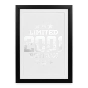 LIMITED EDITION 2001 25TH BIRTHDAY - Framed poster (27 × 37 cm) - black - Front