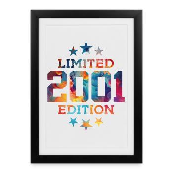LIMITED EDITION 2001 25TH BIRTHDAY - Framed poster (27 × 37 cm) - black - Front