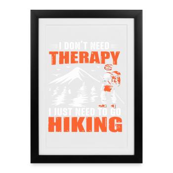 Wander - Framed poster (27 × 37 cm) - black - Front