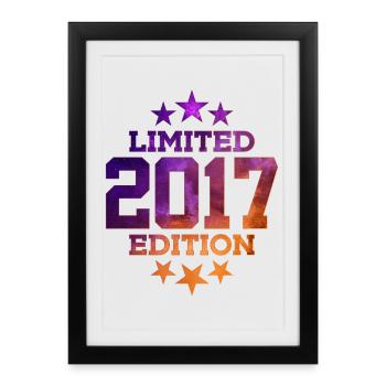ÉDITION LIMITÉE 2017 9E ANNIVERSAIRE - Affiche encadrée (27 × 37 cm) - noir - Devant