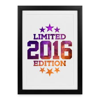ÉDITION LIMITÉE 2016 10E ANNIVERSAIRE - Affiche encadrée (27 × 37 cm) - noir - Devant