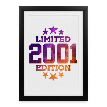 LIMITED EDITION 2001 25TH BIRTHDAY - Framed poster (27 × 37 cm) - black - Front