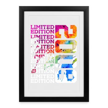 LIMITED EDITION 2009 17 YEARS 17TH BIRTHDAY - Framed poster (27 × 37 cm) - black - Front