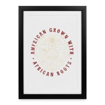 Héritage afro-américain - Affiche encadrée (27 × 37 cm) - noir - Devant