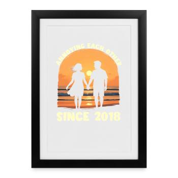 Mutual annoyance since 2018 anniversary - Framed poster (27 × 37 cm) - black - Front