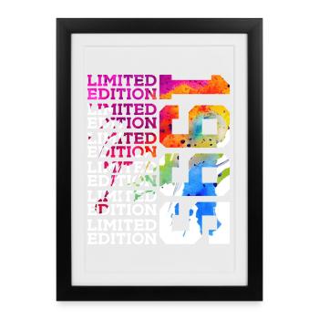 ÉDITION LIMITÉE 31 ANS 31 ANS 1995 - Affiche encadrée (27 × 37 cm) - noir - Devant