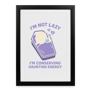 Effrayant Doux Pastel Goth Kawaii Halloween Mignon - Affiche encadrée (27 × 37 cm) - noir - Devant