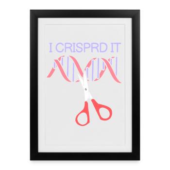 Chimie Chimiste Professeur de chimie - Affiche encadrée (27 × 37 cm) - noir - Devant