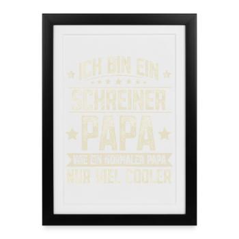 Carpenter Dad - Framed poster (27 × 37 cm) - black - Front