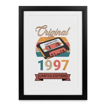 Original 1997 Limited Edition Birthday Gift - Framed poster (27 × 37 cm) - black - Front