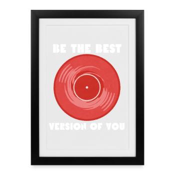 Best Version of You - Framed poster (27 × 37 cm) - black - Front