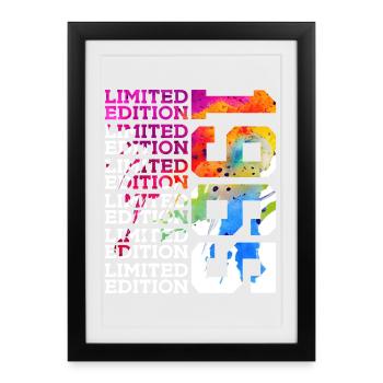 LIMITED EDITION 1965 61 YEARS 61ST BIRTHDAY - Framed poster (27 × 37 cm) - black - Front