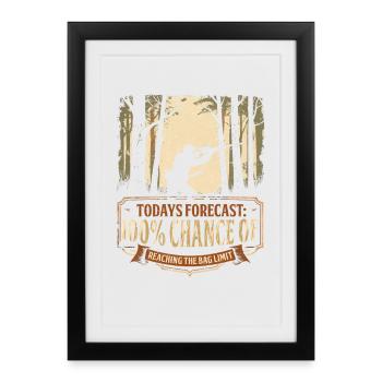 Chasseur d’écureuils Rat arboricole - Affiche encadrée (27 × 37 cm) - noir - Devant