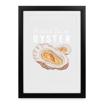 Oysters - Framed poster (27 × 37 cm) - black - Front