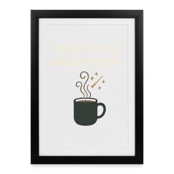 Booktok Fantasy Bookish Humor Geschenk Für - Gerahmtes Poster (27 × 37 cm) - Schwarz - Vorne