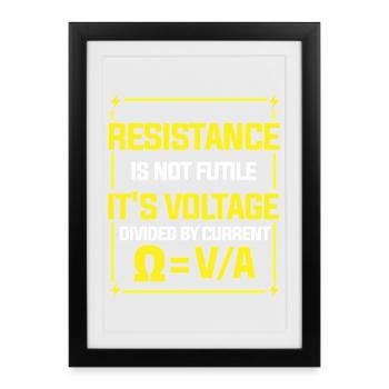 Physics Physicist Physics Student Physics Teacher - Framed poster (27 × 37 cm) - black - Front