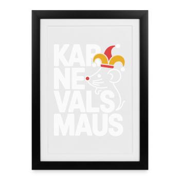 Carnival Mouse Cologne Carnival Mouse - Framed poster (27 × 37 cm) - black - Front