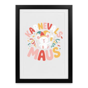 Carnival Mouse Cologne Carnival Mouse - Framed poster (27 × 37 cm) - black - Front