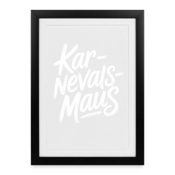 Carnival Mouse Cologne Carnival Mouse - Framed poster (27 × 37 cm) - black - Front