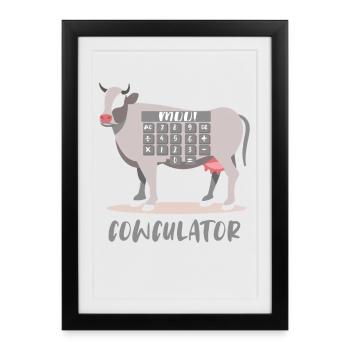 Math Math Teacher Saying Math Teacher Funny - Framed poster (27 × 37 cm) - black - Front