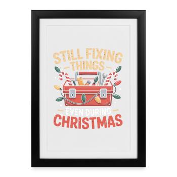 Craftsman Humor - Framed poster (27 × 37 cm) - black - Front