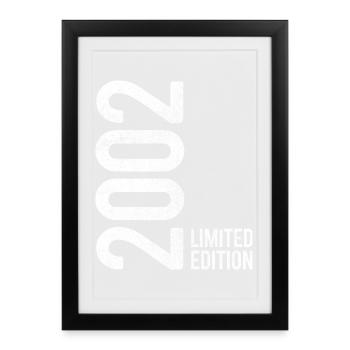 2022 Edition Limitée Millésime 2002 - Affiche encadrée (27 × 37 cm) - noir - Devant