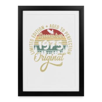 December 1975 - Legend since December 1975 - Framed poster (27 × 37 cm) - black - Front