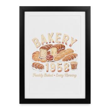 Bakery Advertising Vintage - Framed poster (27 × 37 cm) - black - Front