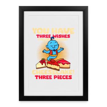 Cheesecake - Framed poster (27 × 37 cm) - black - Front