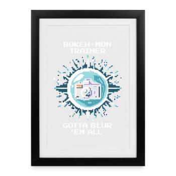 Bokeh Pro | Photography Bokeh Blur - Framed poster (27 × 37 cm) - black - Front