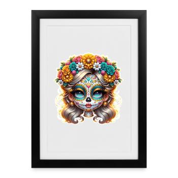 La Catrina - Framed poster (27 × 37 cm) - black - Front
