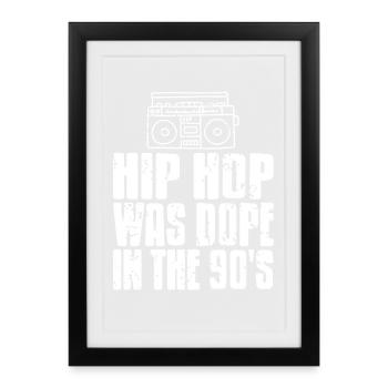 Rhythm Street Flow Was Legendary In The 90s - Framed poster (27 × 37 cm) - black - Front