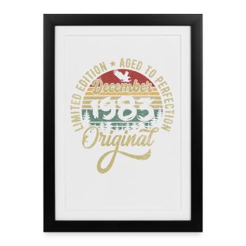 December 1983 - Legend since December 1983 - Framed poster (27 × 37 cm) - black - Front