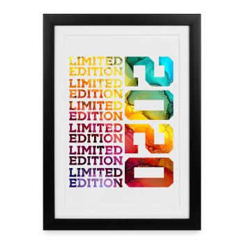 LIMITED EDITION 2020 6 YEARS 6TH BIRTHDAY - Framed poster (27 × 37 cm) - black - Front