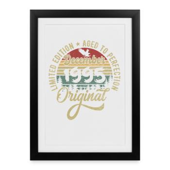 December 1995 - Legend since December 1995 - Framed poster (27 × 37 cm) - black - Front