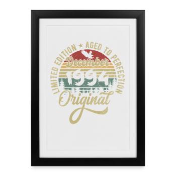 December 1994 - Legend since December 1994 - Framed poster (27 × 37 cm) - black - Front