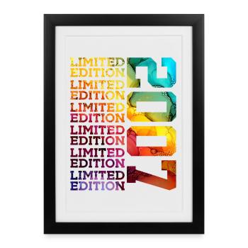 LIMITED EDITION 2007 19 YEARS 19TH BIRTHDAY - Framed poster (27 × 37 cm) - black - Front