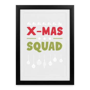 X-Mas Squad - Framed poster (27 × 37 cm) - black - Front