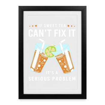 Thé Chai - Affiche encadrée (27 × 37 cm) - noir - Devant
