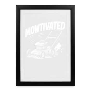 Motorisé - Affiche encadrée (27 × 37 cm) - noir - Devant