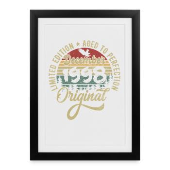 December 1998 - Legend since December 1998 - Framed poster (27 × 37 cm) - black - Front