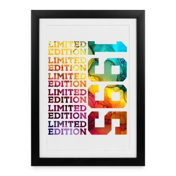 ÉDITION LIMITÉE 31 ANS 31 ANS 1995 - Affiche encadrée (27 × 37 cm) - noir - Devant