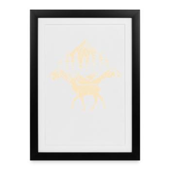 Randonnée Randonneur Alpiniste Cadeau - Affiche encadrée (27 × 37 cm) - noir - Devant